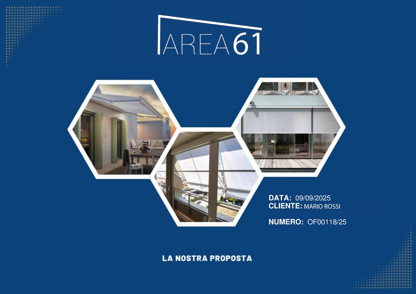 Esempio offerta PDF Tende da Sole